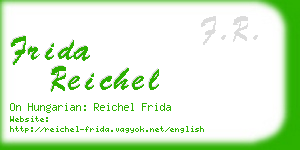 frida reichel business card
